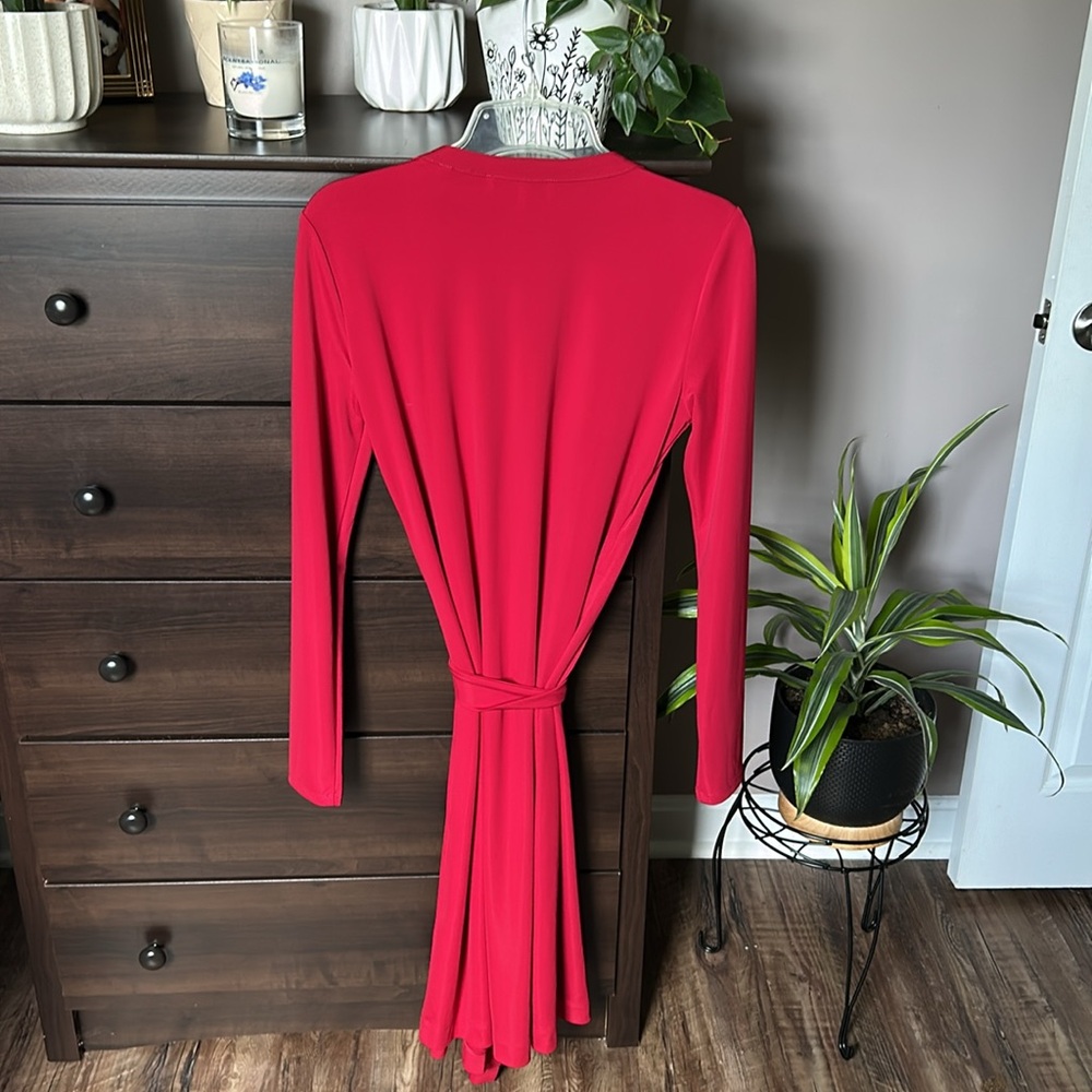 Lark & Ro Vibrant Red Dress - Picture 2 of 3